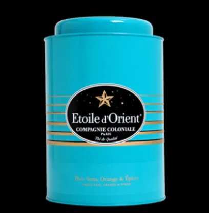 Autour Du Thé | Coffrets De Thés | Compagnie & Co Boite vide 1Kg Etoile d'Orient