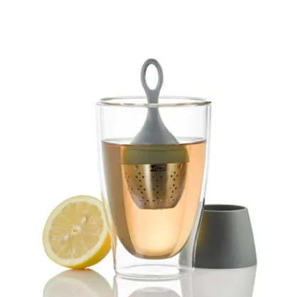 Autour Du Thé | Compagnie & Co Boule à infuser Flottante Grise