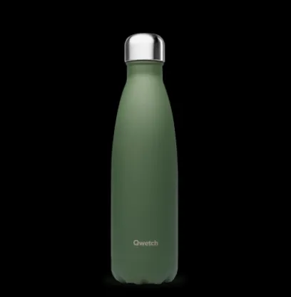 Autour Du Thé | Compagnie & Co Bouteille Iso Qwetch Granite Kaki