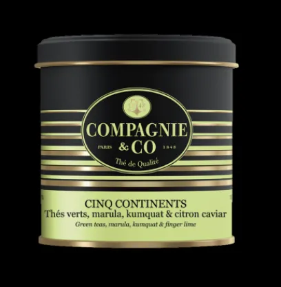 Thés Aux Agrumes | Thés Verts | Compagnie & Co Cinq Continents