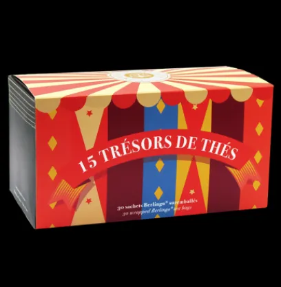 Coffrets De Thés | Earl Grey | Compagnie & Co Coffret Pop up Noël 15 Trésors de Thés