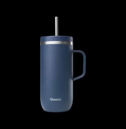 Autour Du Thé | Thés Glacés | Compagnie & Co Cold Cup isotherme 600 ml - Bleu nuit