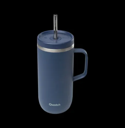 Autour Du Thé | Thés Glacés | Compagnie & Co Cold Cup isotherme 600 ml - Bleu nuit