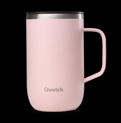 Thés Glacés | Autour Du Thé | Compagnie & Co Mug Tisanière isotherme 470 ml - Rose Pastel