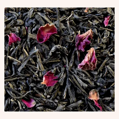 Thés Fleuris | Thés Minceur | Compagnie & Co Thé Vert à la Rose
